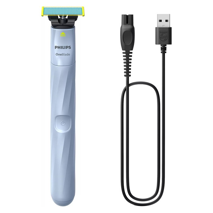 Philips OneBlade First Shave QP1324/20 Azul celeste con batería recargable Philips OneBlade First Shave QP1324/20 Azul celeste con batería recargable