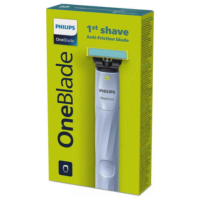 Philips OneBlade First Shave QP1324/20 Azul celeste con batería recargable Philips OneBlade First Shave QP1324/20 Azul celeste con batería recargable