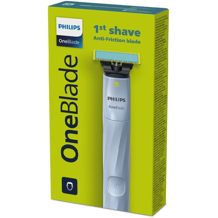 PHILIPS OneBlade Shaver 1st Shave Recargable - Afeitadora Eléctrica para Hombre y Boda