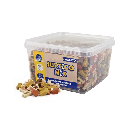 Nayeco Snack Semi-húmedo Surtido Mix 1.9 kg Pollo Salmón Cordero para Perro