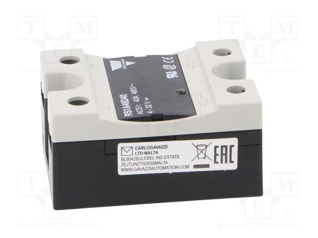 CARLO GAVAZZI RS1A48D40 Relé de estado sólido monofásico 40A 42-530VAC