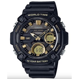 Reloj Hombre Casio OVERSIZE 10 YEAR BATTERY Negro (Ø 52 mm)