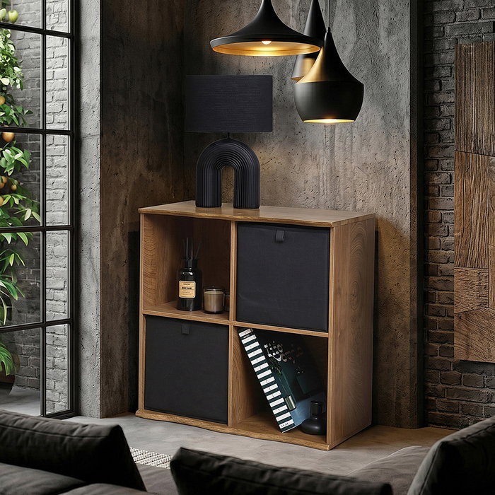Home Deco Factory Estantería Forest con 4 compartimentos