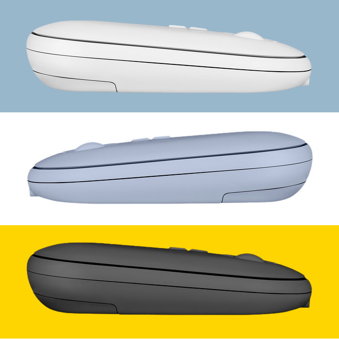 Phoenix technologies Rebble Ratón Inalámbrico Bluetooth y 2.4 GHz Blanco