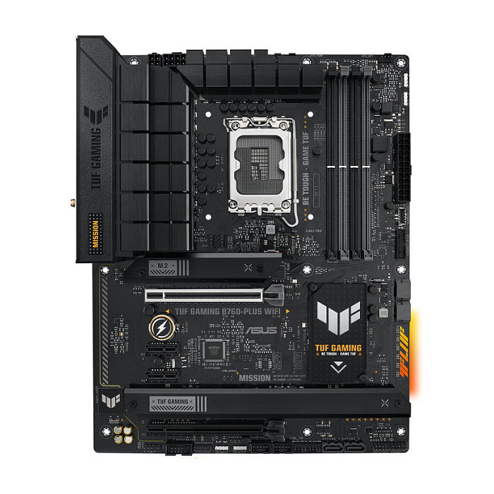 ASUS TUF Gaming B760-PLUS WiFi Placa Base Intel B760 LGA 1700 ATX, Wi-Fi 6E, Bluetooth 5.2, DDR5, 3x M.2, 2.5Gb Ethernet, HDMI 2.1 ASUS TUF Gaming B760-PLUS WiFi Placa Base Intel B760 LGA 1700 ATX, Wi-Fi 6E, Bluetooth 5.2, DDR5, 3x M.2, 2.5Gb Ethernet, HDMI 2.1