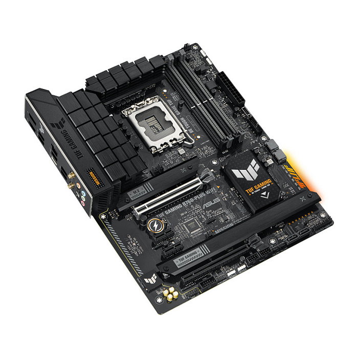 ASUS TUF Gaming B760-PLUS WiFi Placa Base Intel B760 LGA 1700 ATX, Wi-Fi 6E, Bluetooth 5.2, DDR5, 3x M.2, 2.5Gb Ethernet, HDMI 2.1 ASUS TUF Gaming B760-PLUS WiFi Placa Base Intel B760 LGA 1700 ATX, Wi-Fi 6E, Bluetooth 5.2, DDR5, 3x M.2, 2.5Gb Ethernet, HDMI 2.1