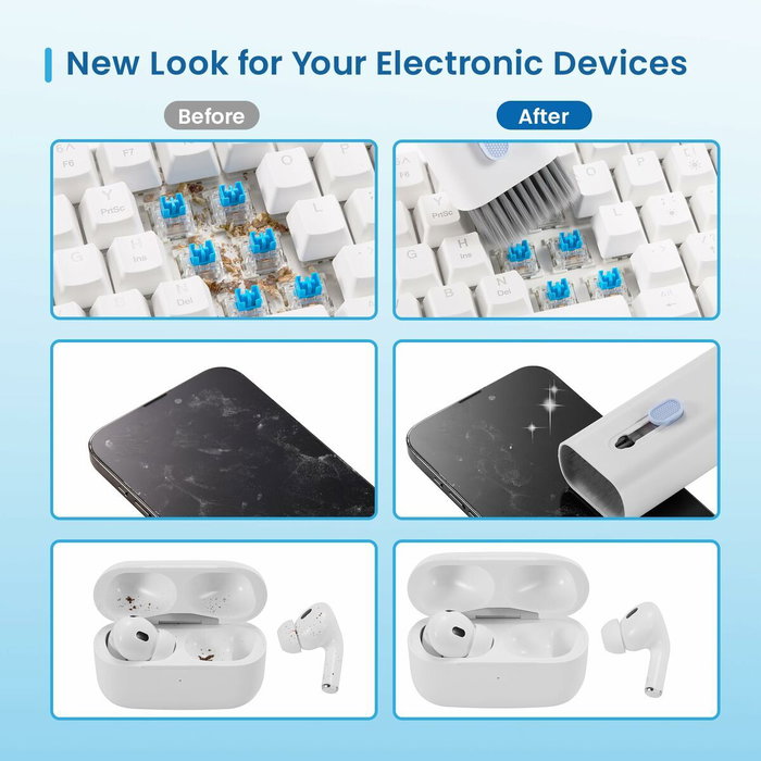 EWENT Kit de Limpieza Multifuncional 7 en 1 EW5630