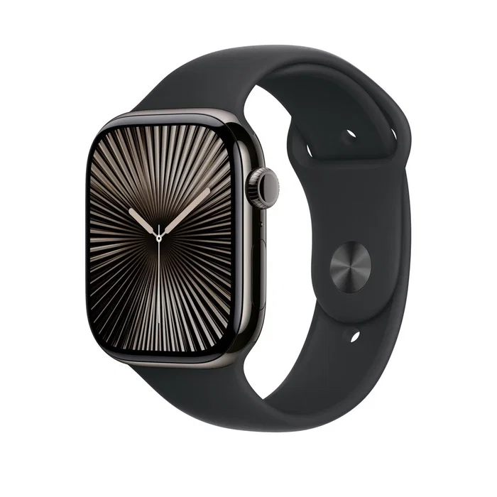Apple MXM53ZM/A Correa Deportiva para Apple Watch, Negro Fluoroelastómero, Talla XL, Compatible con Modelos 44mm 45mm 46mm 49mm Apple MXM53ZM/A Correa Deportiva para Apple Watch, Negro Fluoroelastómero, Talla XL, Compatible con Modelos 44mm 45mm 46mm 49mm