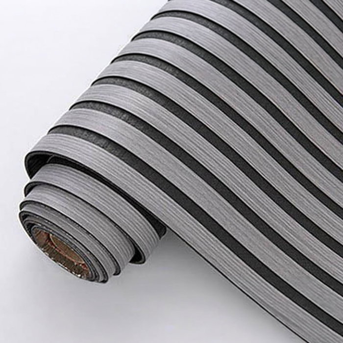 Paneltech Revestimiento 3D Autoadhesivo Roble Gris Fieltro Gris Antracita 58x300 cm