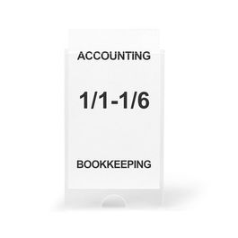 Funda Adhesiva 3L 62X150 Bolsillo Para Etiquetas Bolsa De 6