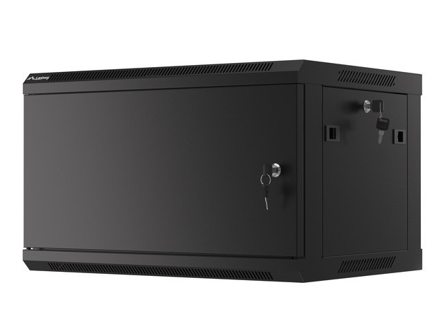 Lanberg Armario Rack Mural 19 Pulgadas 6U 600x450 Negro WF01-6406-00B Lanberg Armario Rack Mural 19 Pulgadas 6U 600x450 Negro WF01-6406-00B