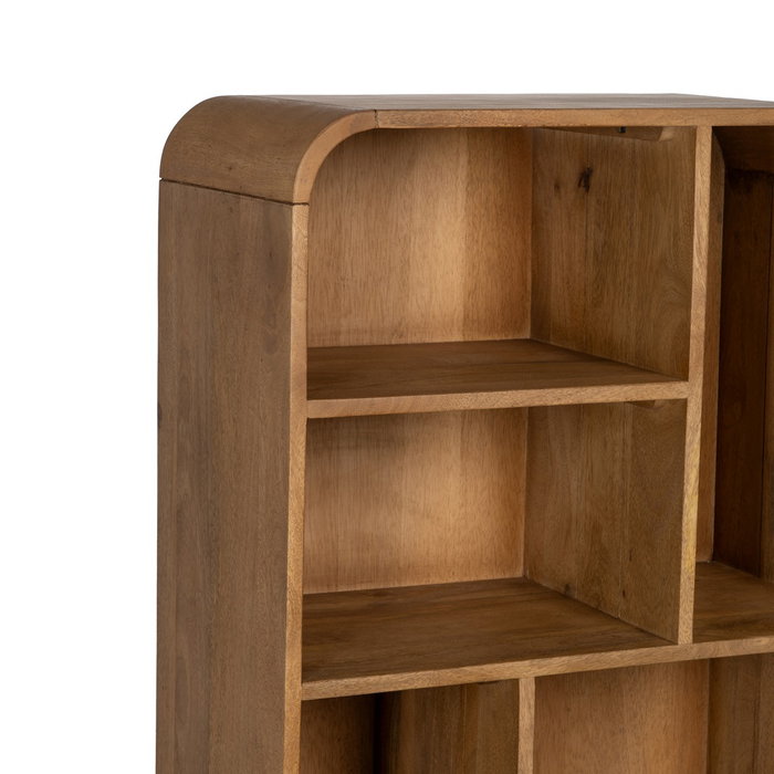 Mueble Auxiliar Natural Madera de Mango 60 X 30 X 160 cm Mueble Auxiliar Natural Madera de Mango 60 X 30 X 160 cm