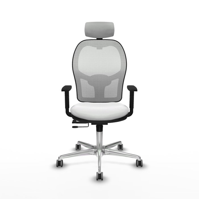 PIQUERAS Y CRESPO Silla de oficina Jorquera con mecanismo Sincro/Traslack en Blanco