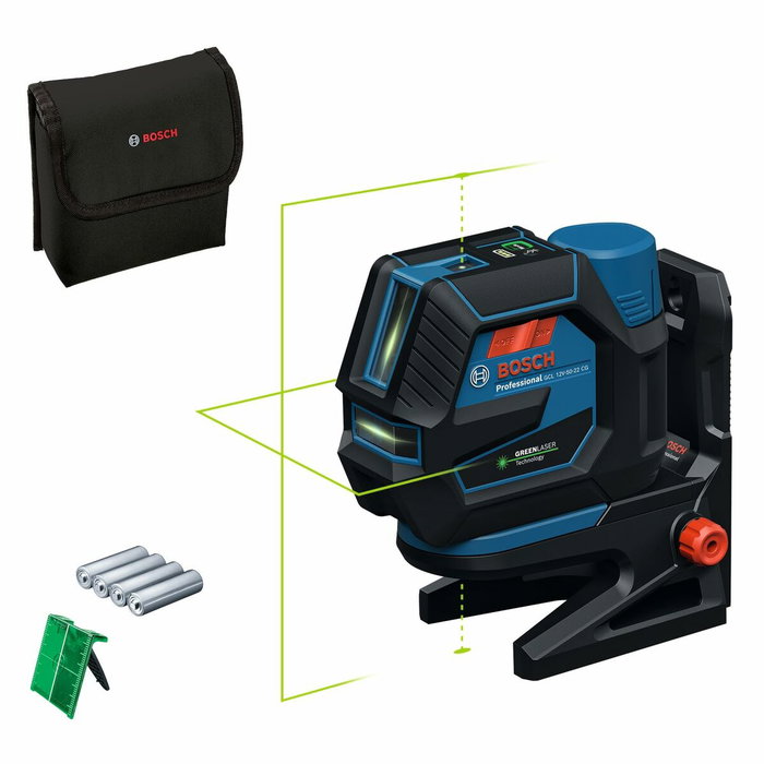 Bosch Professional GCL 12V-50-22 CG Láser combinado de hasta 50 m con doble potencia Bosch Professional GCL 12V-50-22 CG Láser combinado de hasta 50 m con doble potencia