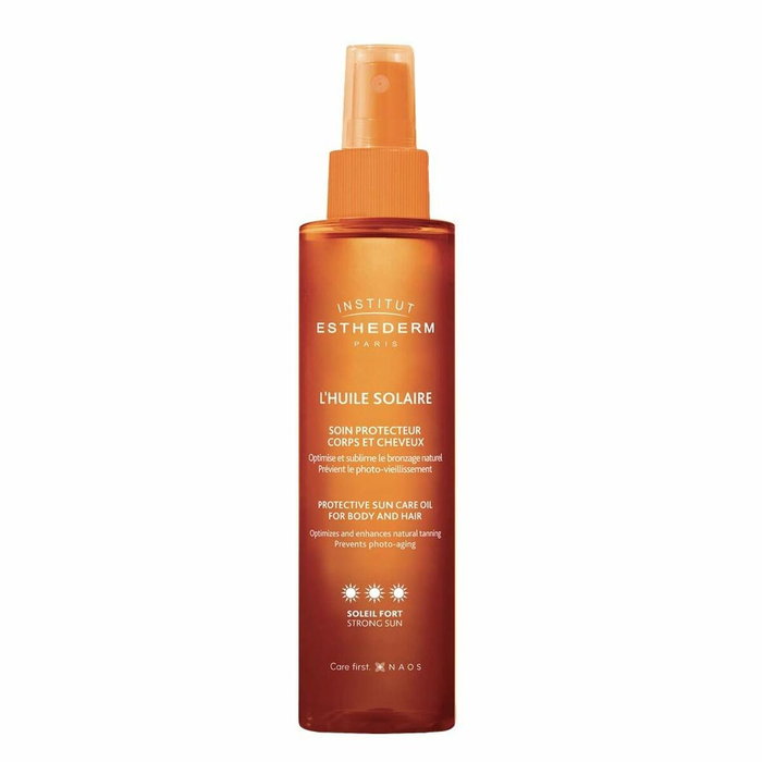 Institut Esthederm L'HUILE SOLAIRE Sol Fuerte para Cuerpo y Cabello 150 ml