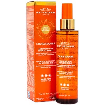 Institut Esthederm L'HUILE SOLAIRE Sol Fuerte para Cuerpo y Cabello 150 ml