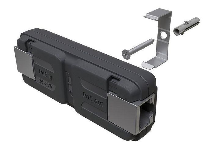 MikroTik GPeR 10/100/1000 Ethernet Ports, 2A, 802.3af/at PoE-in, 24-57V, 40°C to 70°C