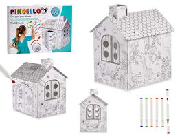 Pincello Set De Colorear Casa De Papel Con 6 Rotuladores, Dimensiones 49x68x60.5 cm (Set de 4)