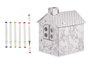 Pincello Set De Colorear Casa De Papel Con 6 Rotuladores, Dimensiones 49x68x60.5 cm (Set de 4)