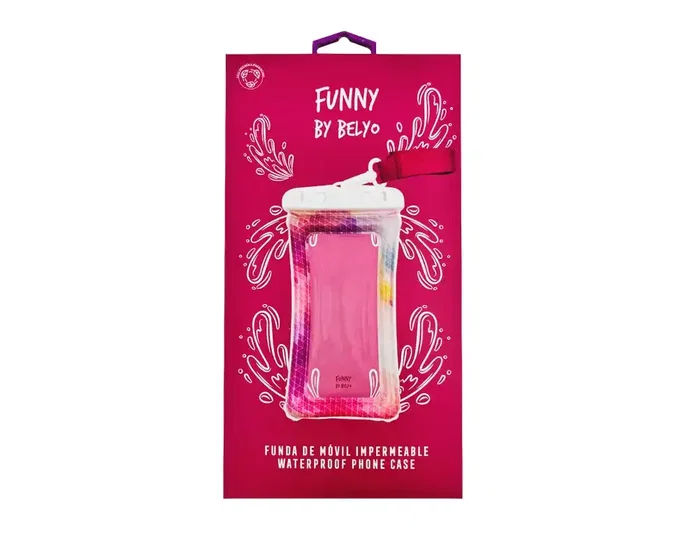 Wondee Funda Impermeable Funny para Móvil hasta 6,7 pulgadas