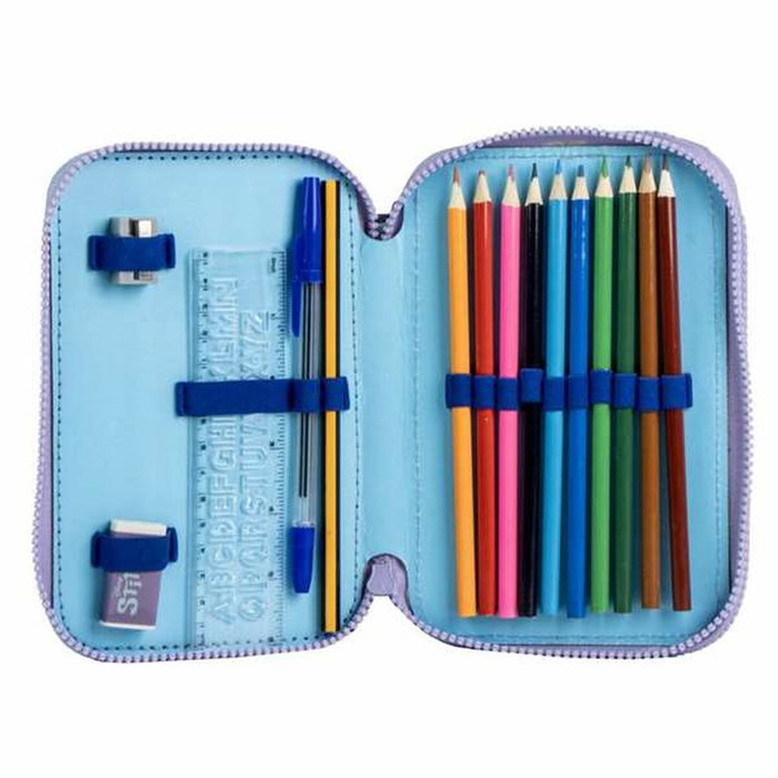 Cerdá Plumier Stitch Disney con Accesorios Morado Cerdá Plumier Stitch Disney con Accesorios Morado