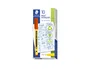 Staedtler 307 Rotulador Fineliner Tinta Base Agua Punta Fina Trazo 0.6 mm Rojo