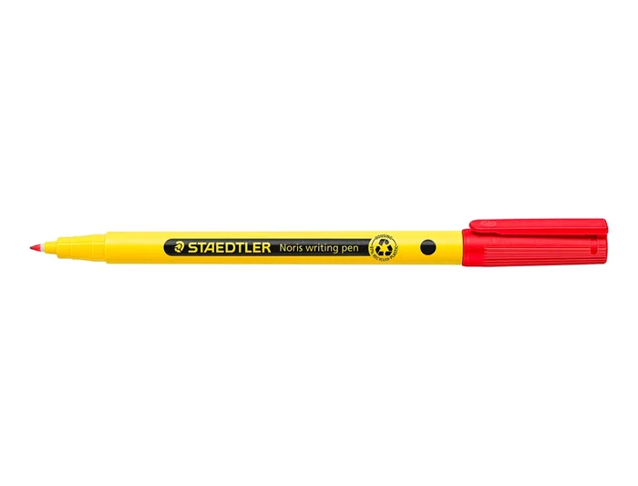 Staedtler 307 Rotulador Fineliner Tinta Base Agua Punta Fina Trazo 0.6 mm Rojo