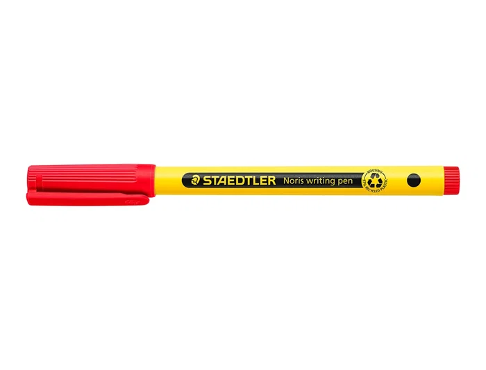 Staedtler 307 Rotulador Fineliner Tinta Base Agua Punta Fina Trazo 0.6 mm Rojo