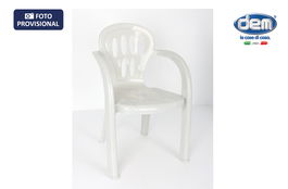 Inde Silla Infantil de Plástico Blanca 35 cm x 33 cm x 51 cm (12 Unidades)