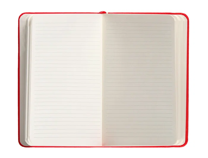 Antartik Cuaderno Tapa Dura A6 Rayas Rojo 100 Hojas 80gr FSC Colección Antartik Notes