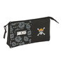 Portatodo One Piece Pirates Negro 22 x 12 x 3 cm