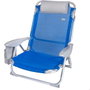 Color Baby Silla de Playa Plegable Gomera Azul con Cojín y Bolso
