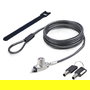 StarTech Cable de Seguridad para Portátil Compatible con Noble Wedge Slot, 2m, Antirrobo con Llave, Corte Resis, Negro - TAA