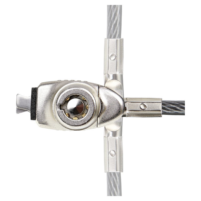 StarTech Cable de Seguridad para Portátil Compatible con Noble Wedge Slot, 2m, Antirrobo con Llave, Corte Resis, Negro - TAA StarTech Cable de Seguridad para Portátil Compatible con Noble Wedge Slot, 2m, Antirrobo con Llave, Corte Resis, Negro - TAA