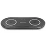 Aisens ASCH-15W2WC060-BK Base de Carga Inalámbrica 15W 2 en 1 para Móvil y Auriculares, Negro