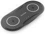 Aisens Cargador Inalámbrico 2 en 1 15W USB-C Negro ASCH-15W2WC060-BK