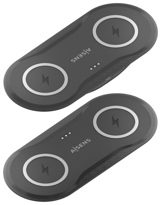 Aisens Cargador Inalámbrico 2 en 1 15W USB-C Negro ASCH-15W2WC060-BK Aisens Cargador Inalámbrico 2 en 1 15W USB-C Negro ASCH-15W2WC060-BK