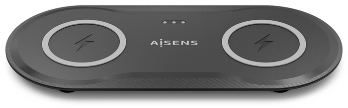 Aisens Cargador Inalámbrico 2 en 1 15W USB-C Negro ASCH-15W2WC060-BK Aisens Cargador Inalámbrico 2 en 1 15W USB-C Negro ASCH-15W2WC060-BK