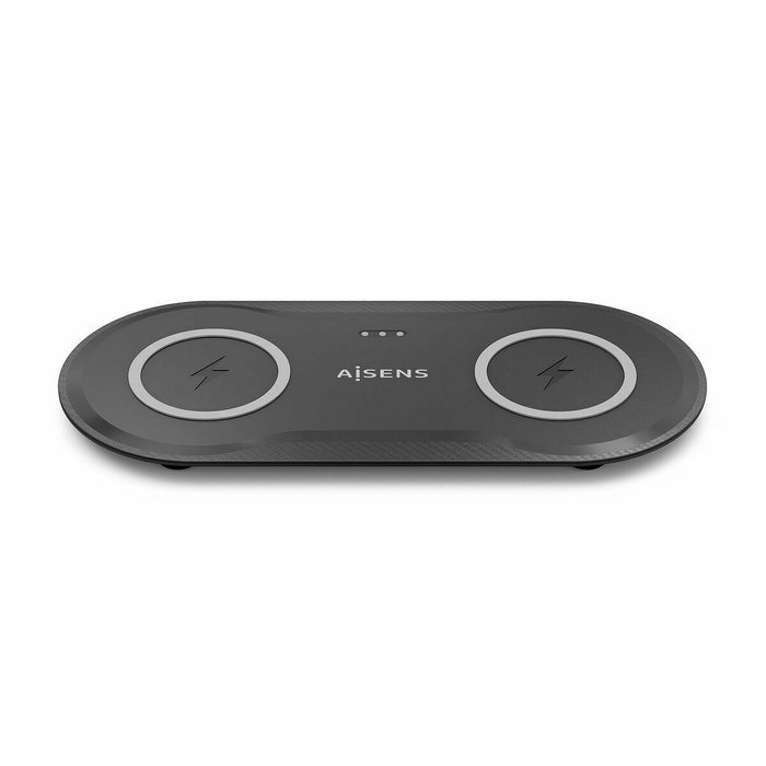 Aisens Cargador Inalámbrico 2 en 1 15W USB-C Negro ASCH-15W2WC060-BK Aisens Cargador Inalámbrico 2 en 1 15W USB-C Negro ASCH-15W2WC060-BK