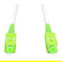 Digitus LWL Patchkabel SCA -> SCA 1.00m Monomodo Simplex Fibra Óptica Verde Blanco