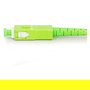 Digitus LWL Patchkabel SCA -> SCA 1.00m Monomodo Simplex Fibra Óptica Verde Blanco