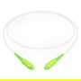 Digitus LWL Patchkabel SCA -> SCA 1.00m Monomodo Simplex Fibra Óptica Verde Blanco