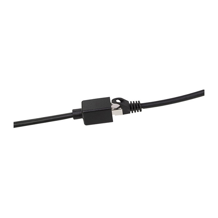 LogiLink Cable de extensión de parche premium Cat.6A, negro, 1 m