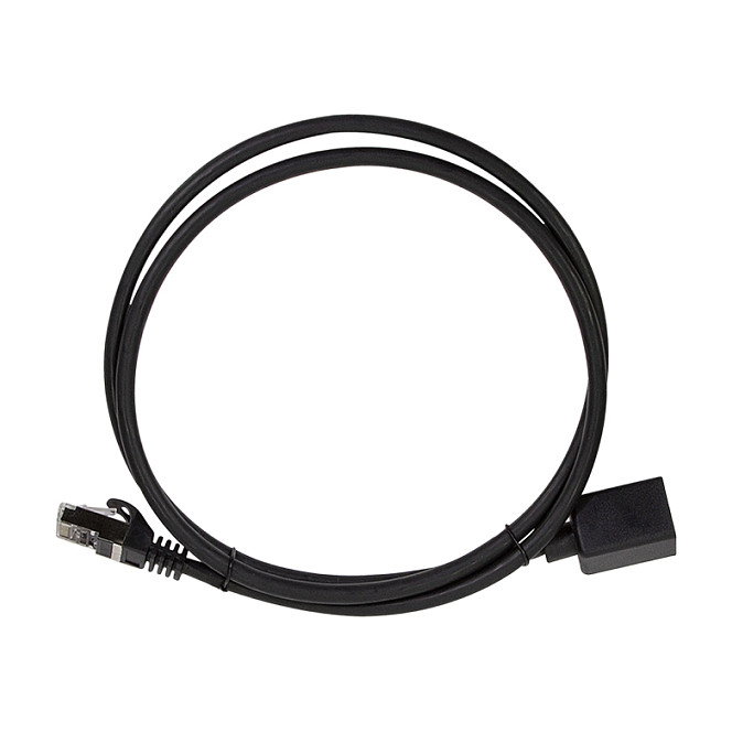 LogiLink Cable de extensión de parche premium Cat.6A, negro, 1 m