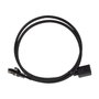 LogiLink Cable de extensión de parche premium Cat.6A, negro, 1 m