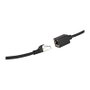 LogiLink Cable de extensión de parche premium Cat.6A, negro, 1 m