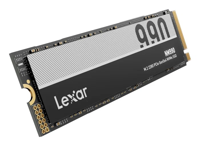 Lexar NM990 SSD 4TB M.2 2280 PCIe 5.0 NVMe, Lectura 14000 MB/s y Escritura 11000 MB/s, para PC, Portátil o Consola