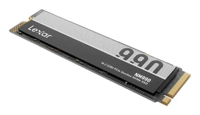 Lexar NM990 SSD 4TB M.2 2280 PCIe 5.0 NVMe, Lectura 14000 MB/s y Escritura 11000 MB/s, para PC, Portátil o Consola