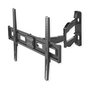 VALUE TV-Wandhalterung, Montaje Pared Flexible para TV 37 a 70 Pulgadas, Soporte Giratorio e Inclinable hasta 35 kg, Negro