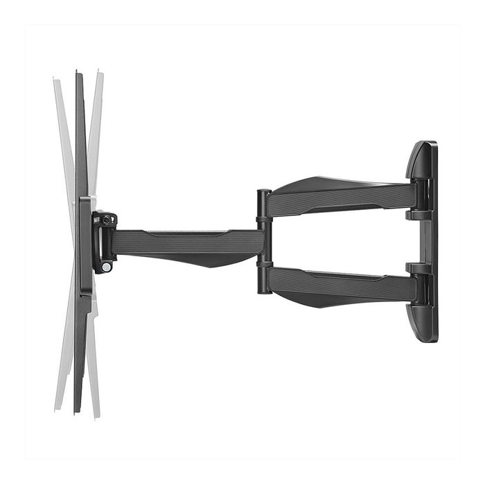 VALUE TV-Wandhalterung, Montaje Pared Flexible para TV 37 a 70 Pulgadas, Soporte Giratorio e Inclinable hasta 35 kg, Negro
